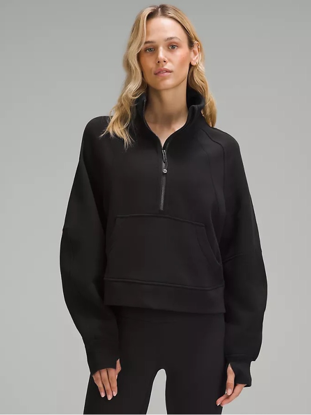 Lululemon Scuba Oversized Funnel-Neck Half Zip